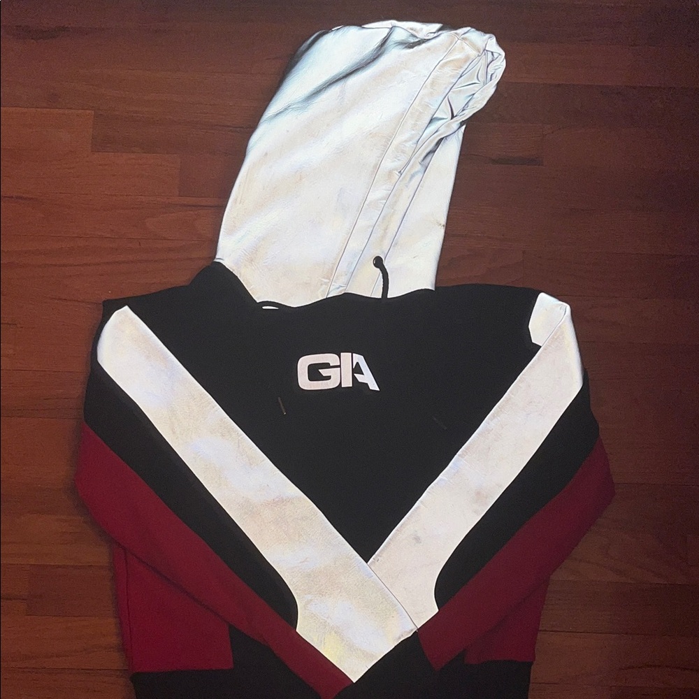 I.AM.GIA Red and Black Hoodie
